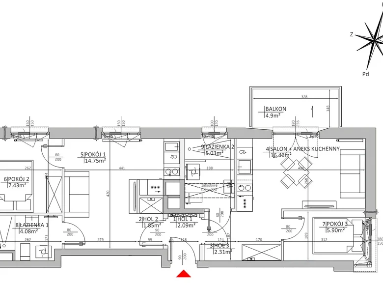 Apartamento 4 habitaciones  Varsovia, Polonia