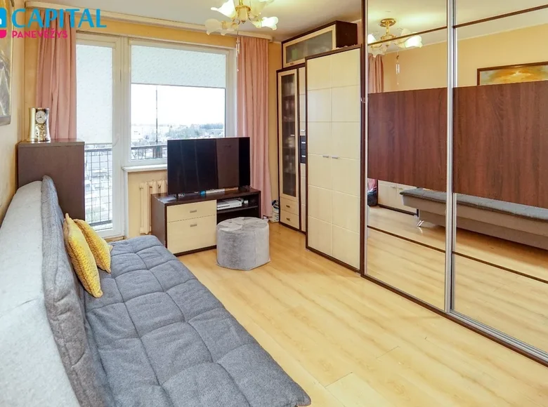 Квартира 1 комната 27 м² Панявежис, Литва