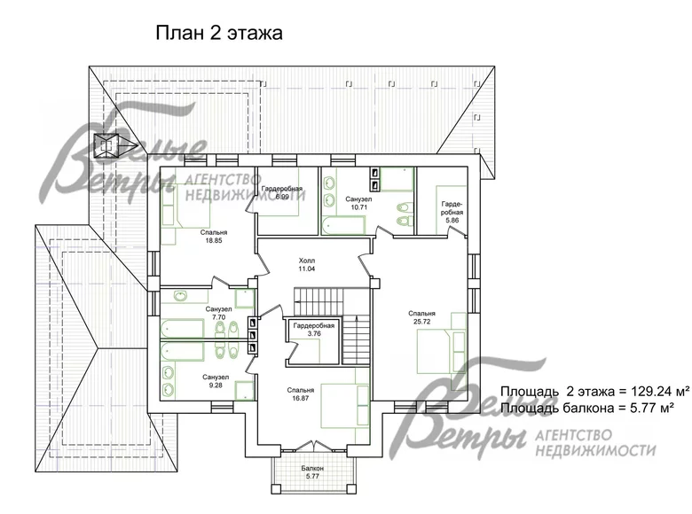Дом 6 комнат 425 м² Жуковка, Россия