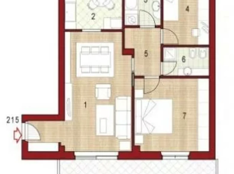 Квартира 6 комнат 80 м² Терни, Италия