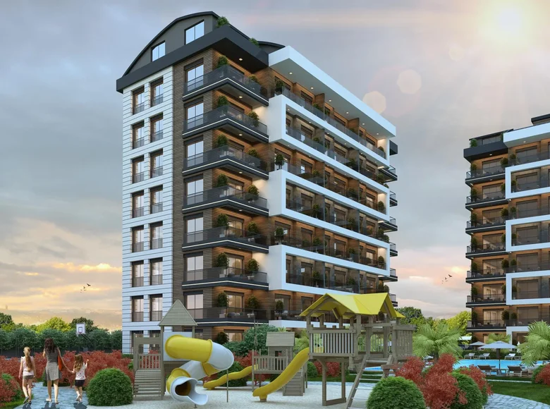 Mieszkanie 4 pokoi 50 m² Muratpasa, Turcja