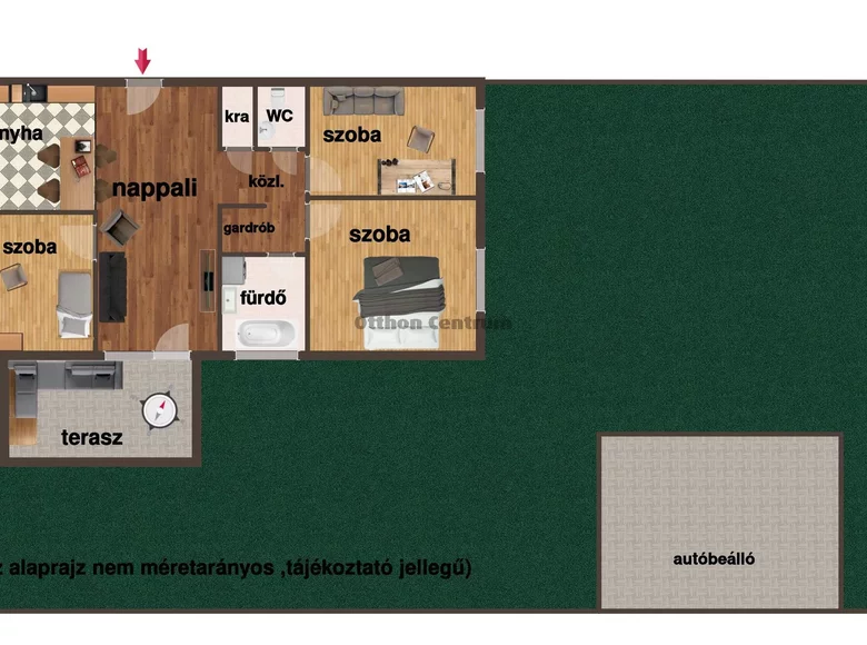 Wohnung 4 Zimmer 68 m² Ungarn, Ungarn