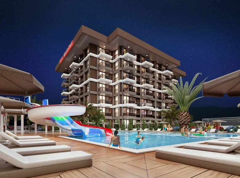 1 bedroom apartment 46 m² Gazipasa, Turkey