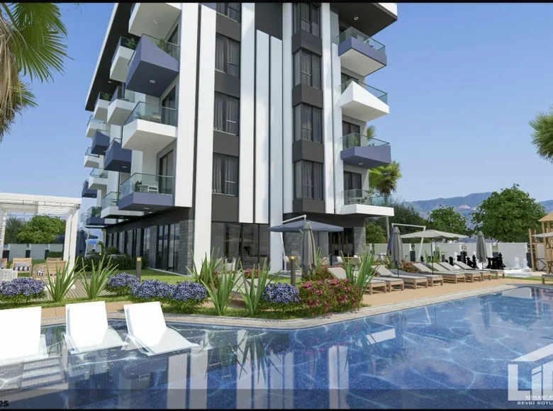 Mieszkanie 3 pokoi 50 m² Alanya, Turcja