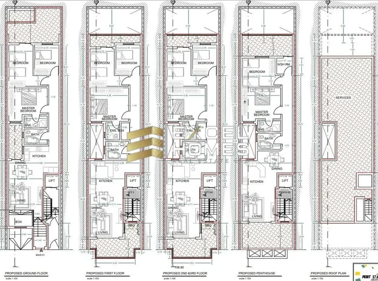 Wohnung 3 Schlafzimmer  Qormi, Malta