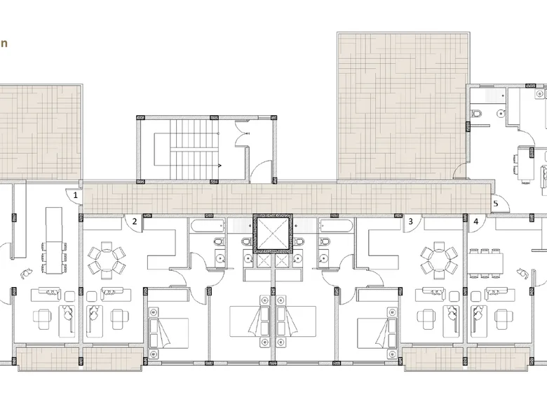 Appartement 2 chambres 61 m² Larnaca, Chypre