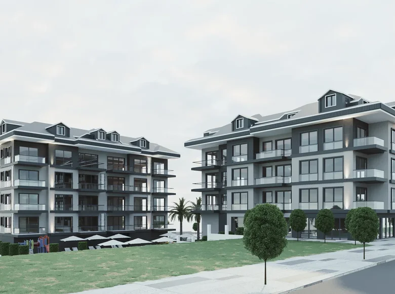 Квартира 2 комнаты 57 м² Аланья, Турция