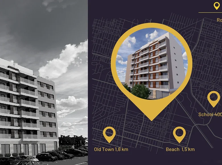 Wohnung 31 m² Budva, Montenegro