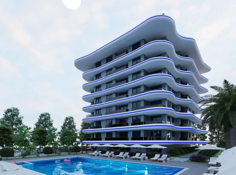 Apartamento 2 habitaciones 59 m² Avsallar, Turquía