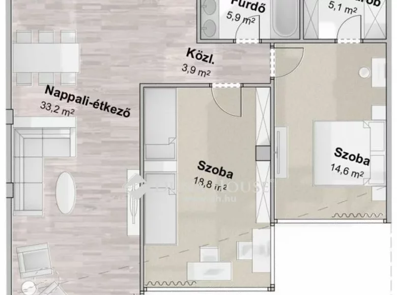 Mieszkanie 115 m² Szegedi jaras, Węgry