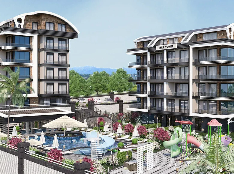 Квартира 2 комнаты 58 м² Каргыджак, Турция
