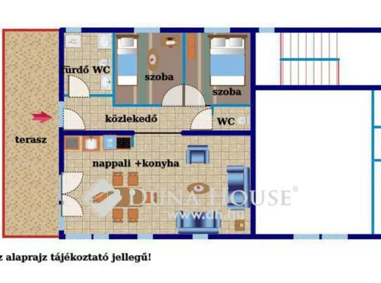 Apartment 56 m² Alsooers, Hungary