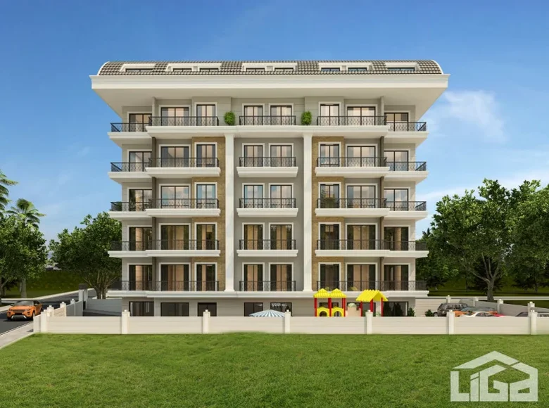 Дуплекс 3 комнаты 55 м² Алания, Турция