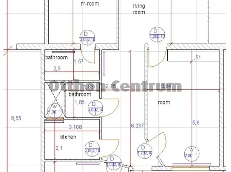 4 room apartment 113 m² Budapest, Hungary