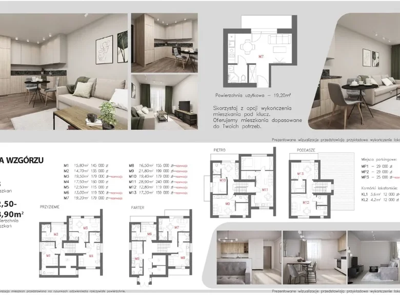 Mieszkanie 1 pokój 2 180 m² Kraków, Polska