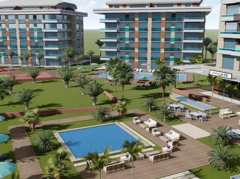 1 bedroom apartment 45 m² Gazipasa, Turkey