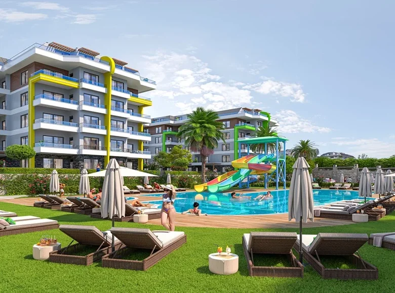 1 bedroom apartment 54 m² Alanya, Turkey