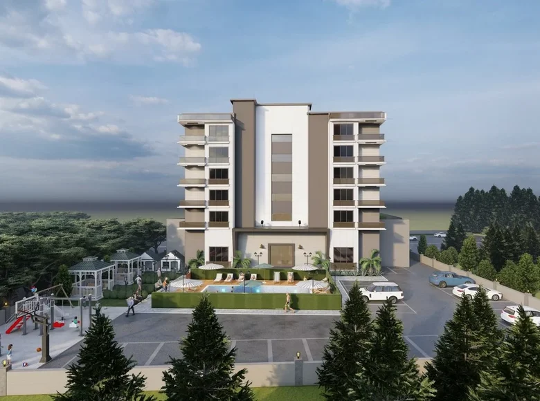 Mieszkanie 2 pokoi 50 m² Aksu, Turcja
