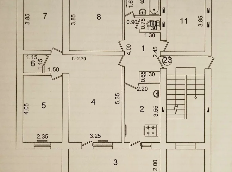 Квартира 5 комнат 93 м² Ханабад, Узбекистан