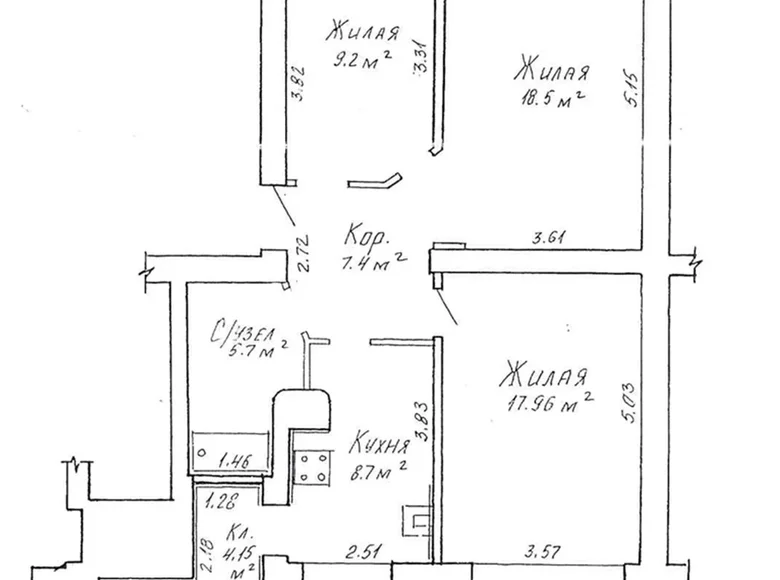 Apartamento 3 habitaciones 72 m² Minsk, Bielorrusia