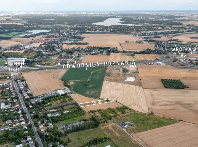 Land 2 590 m² Kiekrz, Poland