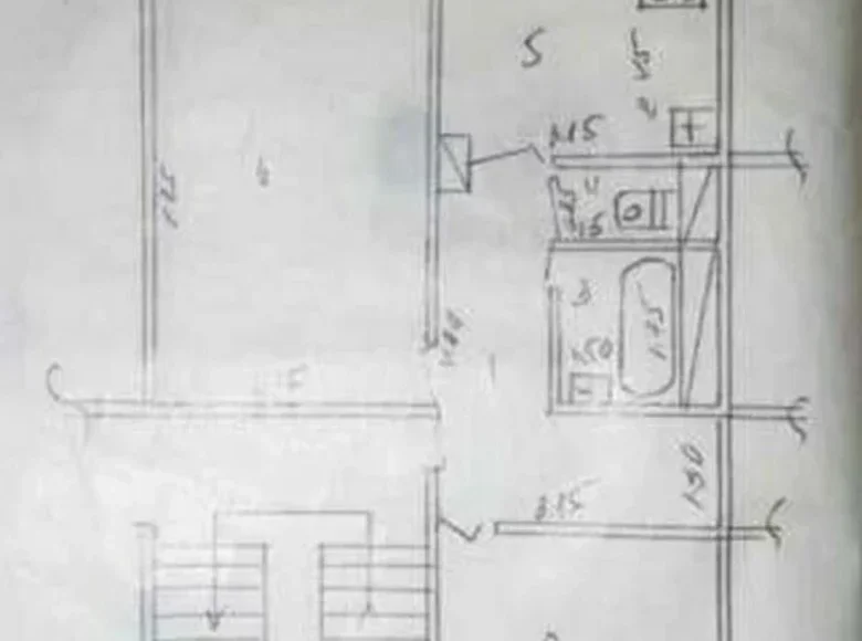 Квартира 2 комнаты 60 м² Ташкент, Узбекистан