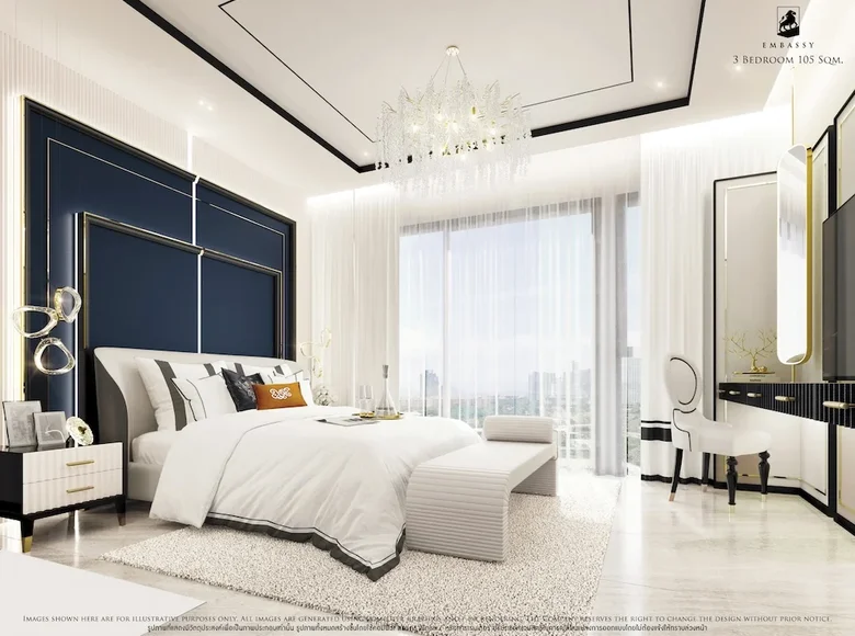 Квартира 3 спальни 105 м² Паттайя, Таиланд