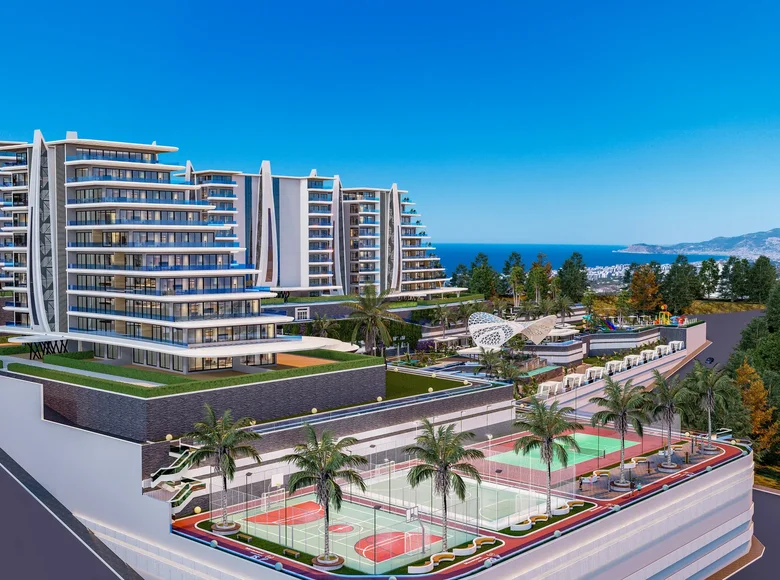 Apartamento 1 habitacion 71 m² Región del Mediterráneo, Turquía