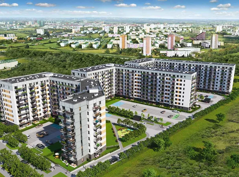 Квартира 2 комнаты 39 м² Познань, Польша