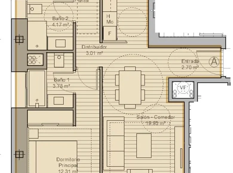 Apartamento 2 habitaciones 143 m² Benidorm, España