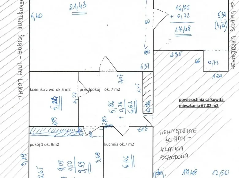 Wohnung 3 zimmer 67 m² Warschau, Polen