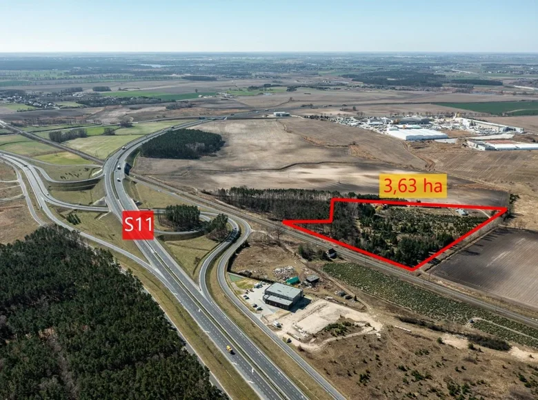 Land 36 300 m² Smolice, Poland