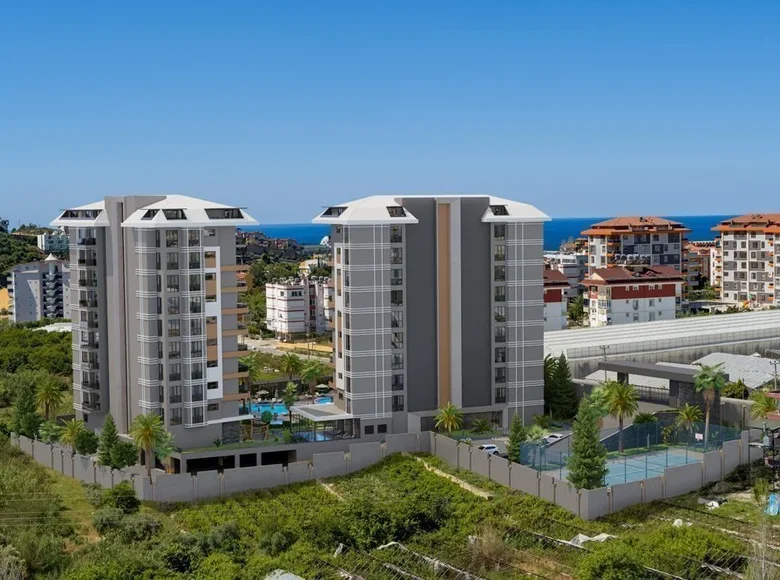 1 bedroom apartment 58 m² Alanya, Turkey