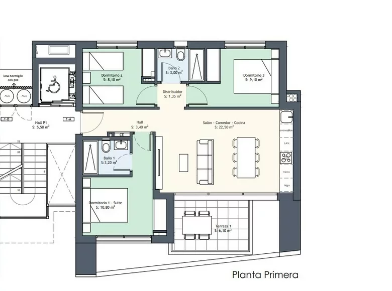 3 bedroom apartment 84 m² Guardamar del Segura, Spain