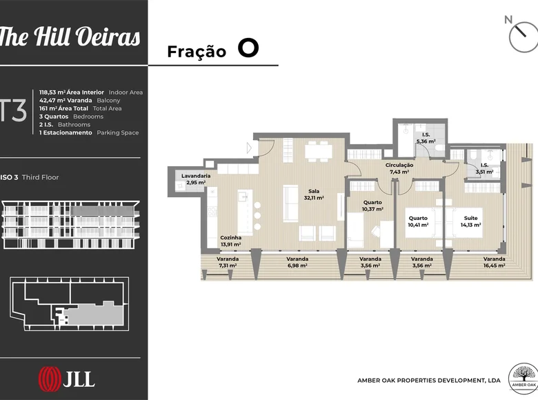 3 bedroom apartment 161 m² Sintra, Portugal