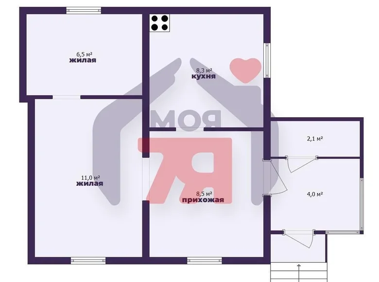 Apartamento 2 habitaciones 40 m² Borisov, Bielorrusia