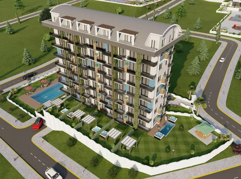 1 bedroom apartment 52 m² Alanya, Turkey