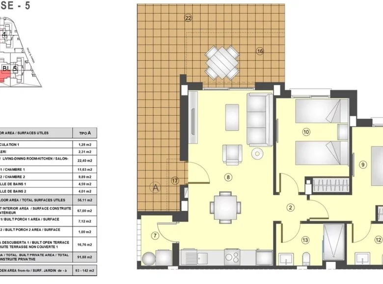 Таунхаус 3 комнаты 90 м² Busot, Испания