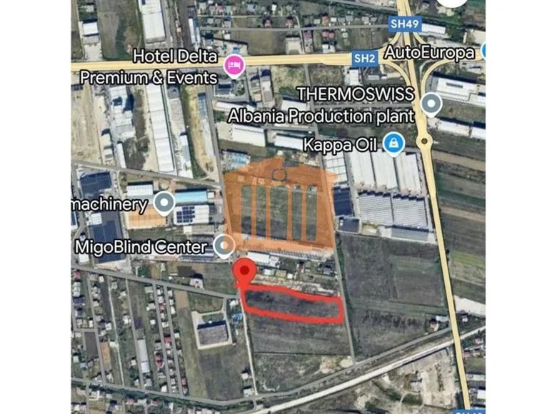 Grundstück 2 zimmer 7 050 m² Durrës, Albanien