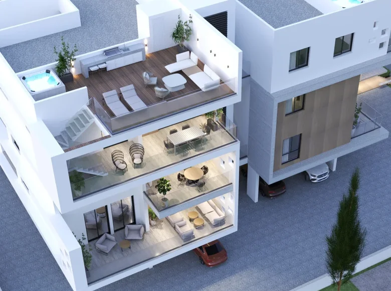 2 bedroom penthouse 83 m² Larnaca, Cyprus