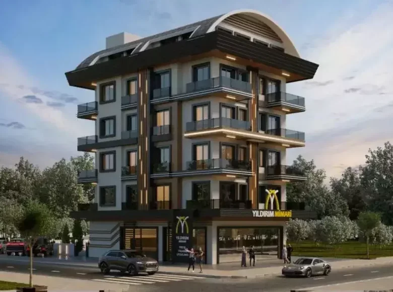Mieszkanie 1 pokój 54 m² Alanya, Turcja