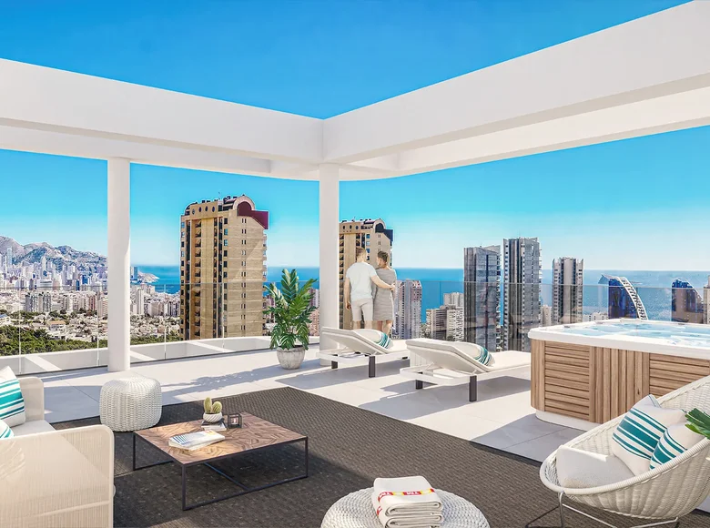 Квартира 2 спальни 100 м² Бенидорм, Испания