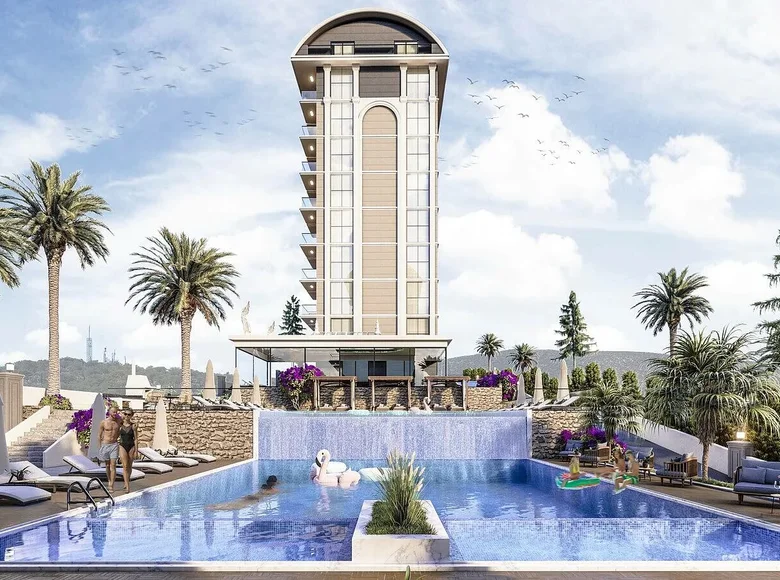 Penthouse 4 pokoi 130 m² Alanya, Turcja