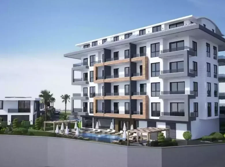 1 bedroom apartment 58 m² Alanya, Turkey