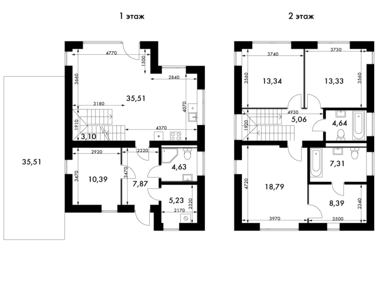 Ferienhaus 4 zimmer 146 m² Svetlyye Gory, Russland