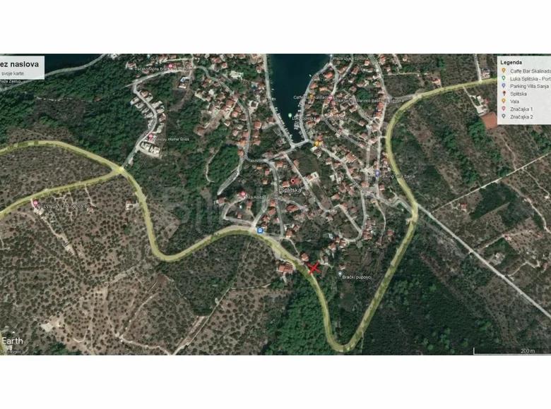 Land 468 m² Supetar, Croatia