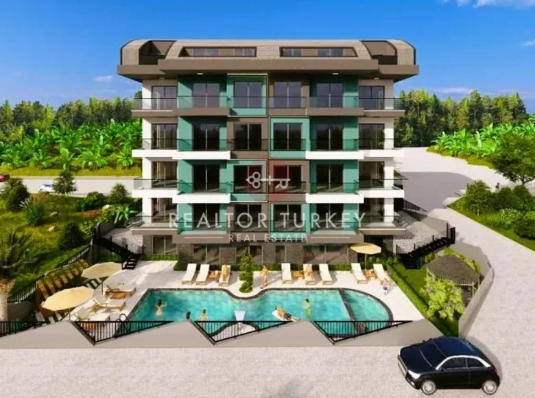 1 bedroom apartment 57 m² Alanya, Turkey