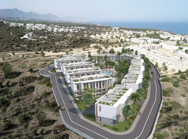 Квартира 2 комнаты 63 м² Girne Belediyesi, Северный Кипр