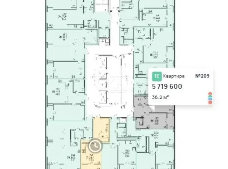 Apartment 36 m² Ankudinovka, Russia