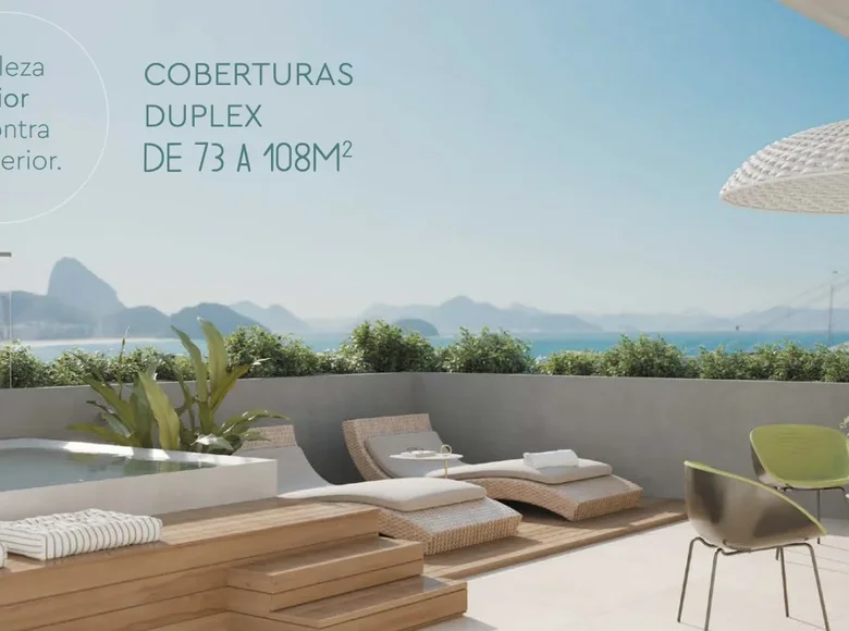 Penthouse z 1 sypialnią 86 m² Regiao Geografica Imediata do Rio de Janeiro, Brazylia